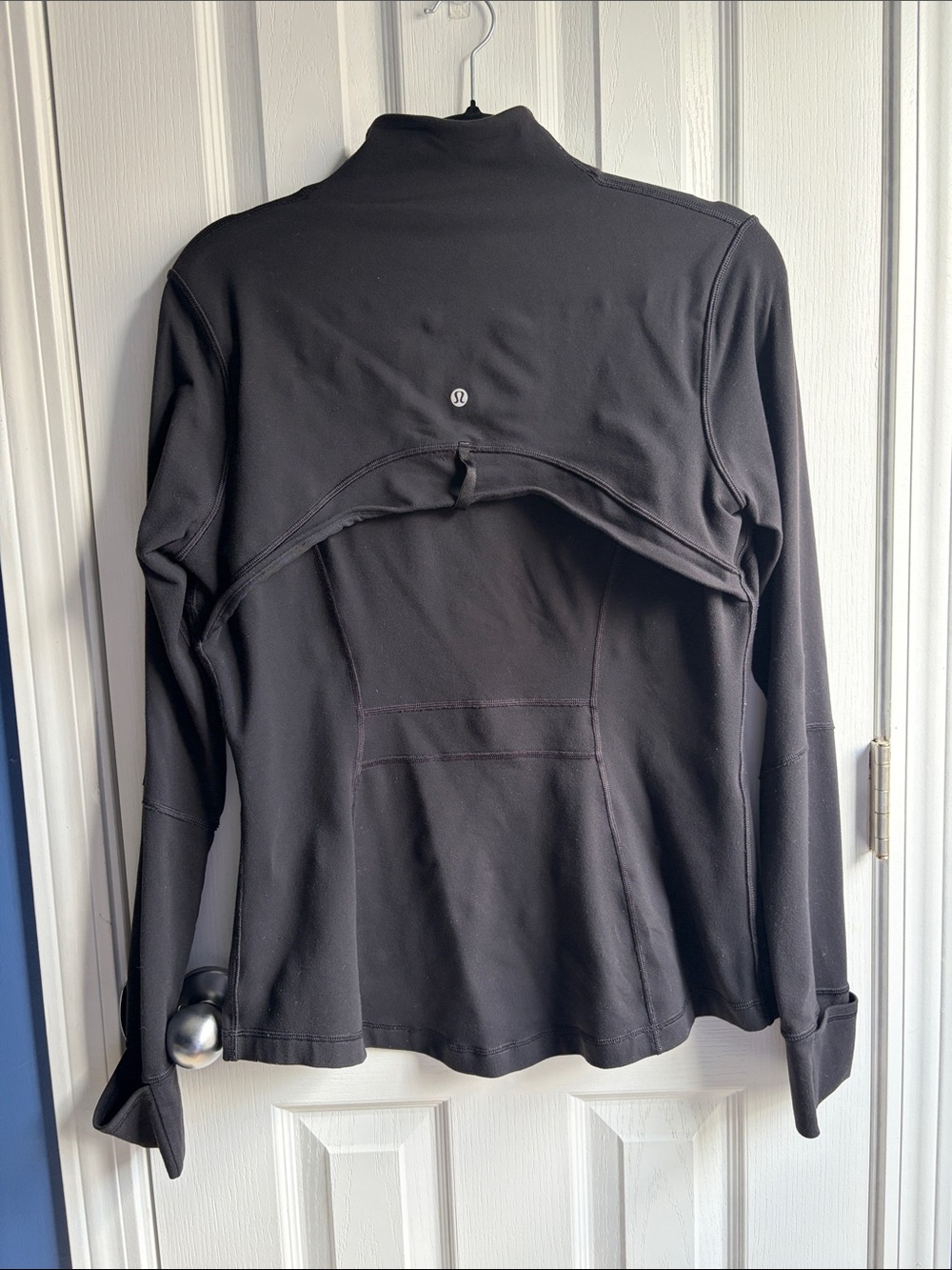 Lululemon Define Jacket Black Full Zip Thumbhole Athletic Activewear Size 12 - Picture 3 of 12